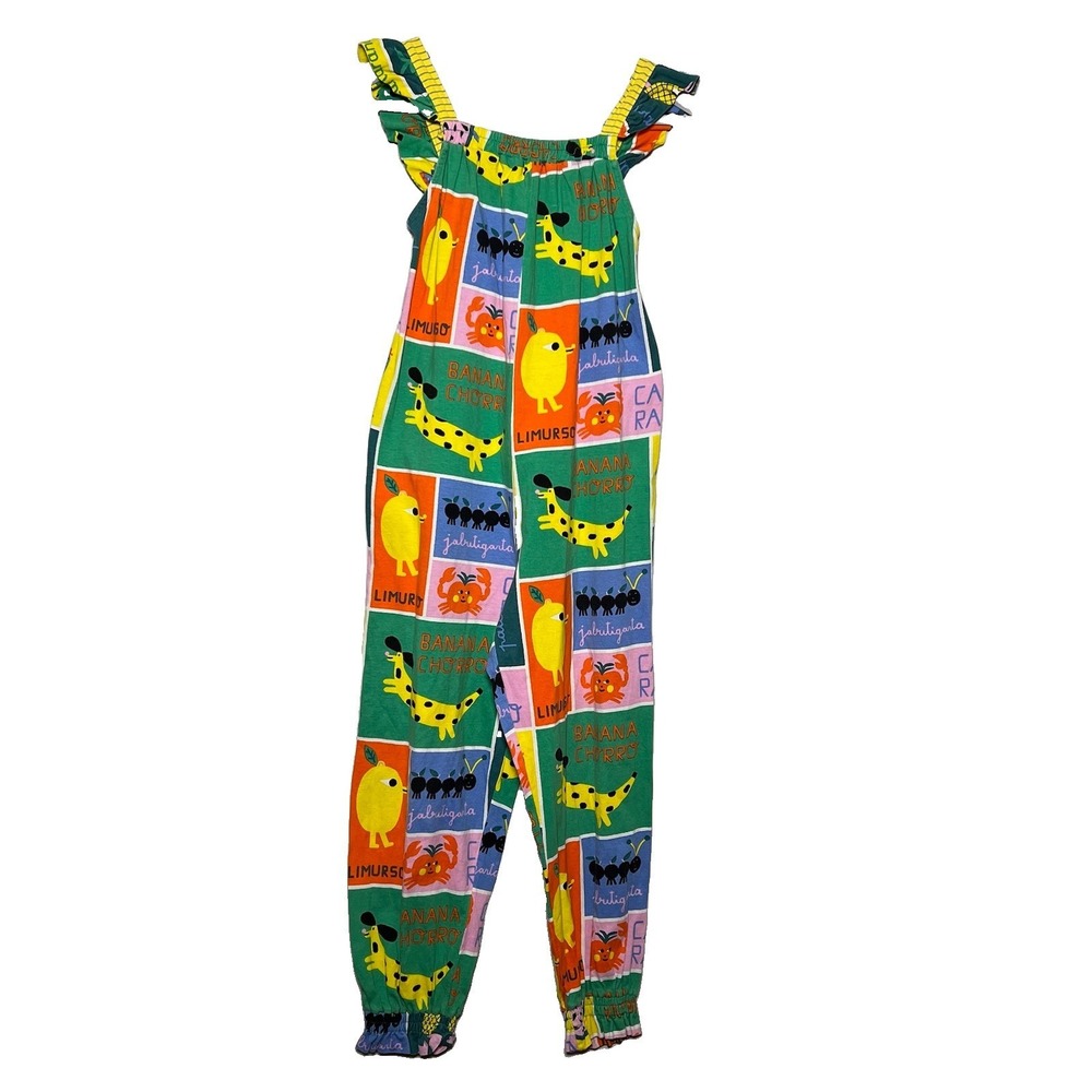 Fabula Brazil (Farm Rio) Cheerful Youth Jumpsuit 8 Tropical Vibrant Vacation